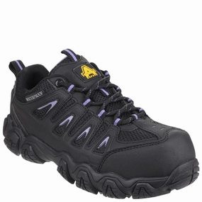 Amblers Safety AS708 Waterproof Non-Metal Ladies Safety Trainer stain - resistant shoe feature