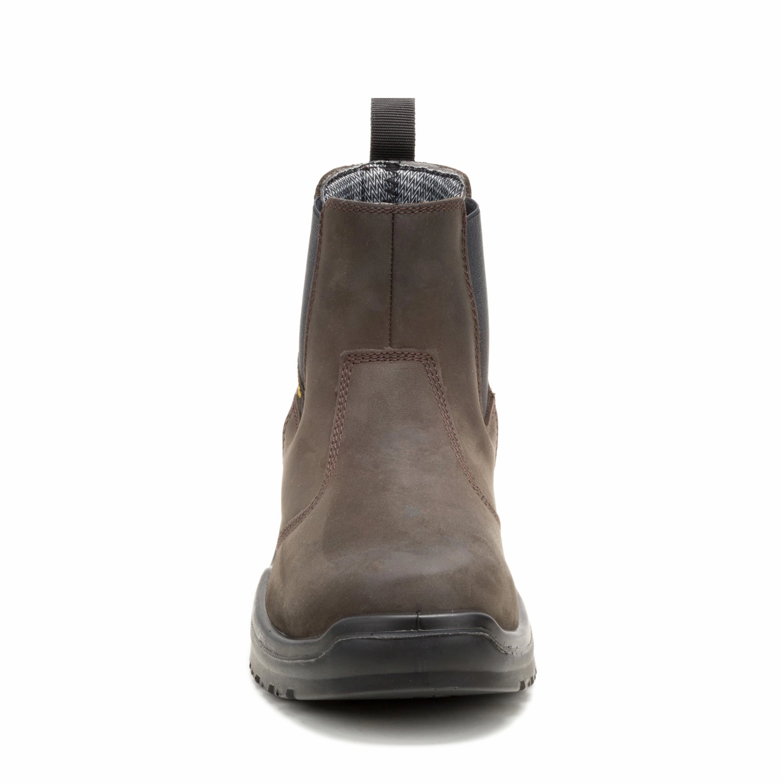 Men's Caterpillar, Striver Chelsea Waterproof Steel Toe Work Boot Memory Foam Adjustable Fit