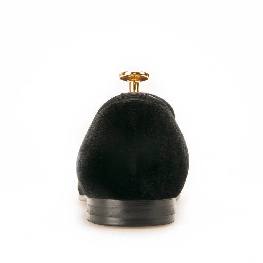 Eastland Classic Ii Penny Loafers OneDrop Handmade Men Dress Shoes Velvet Gold Leaves Metal Wedding Party Prom Loafers