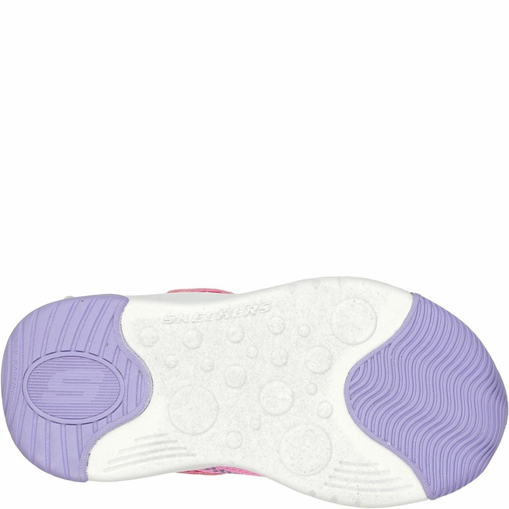 Elastic laces Zero Fuss Skechers Mighty Toes Sole Steppers Trainers