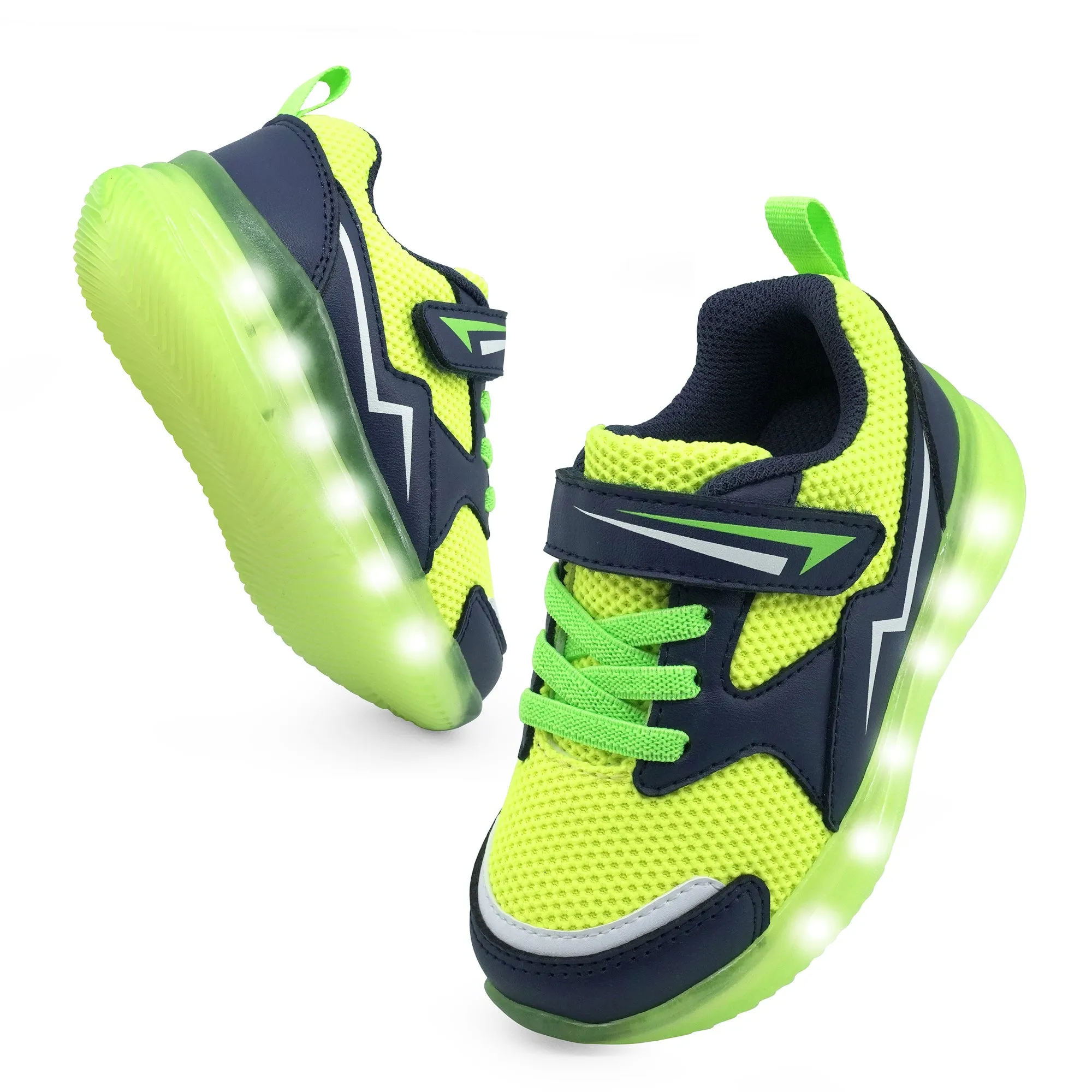 Asics Volleyball Shoes Hk YESKIS Toddler Boys Light Up Shoes Green