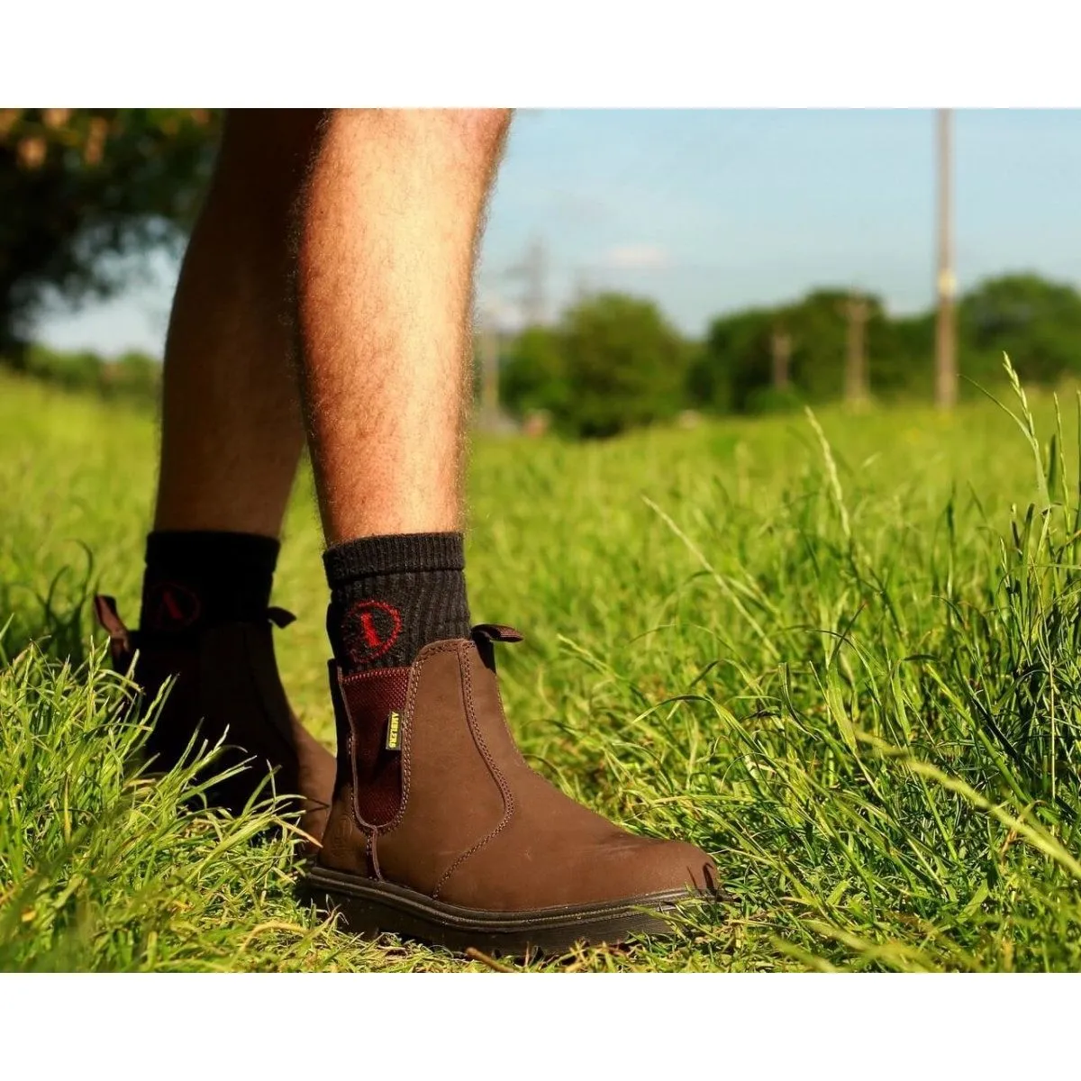 Handmade Steel Toe Work Boots Amblers Fs128 Safety Dealer Boots Womens