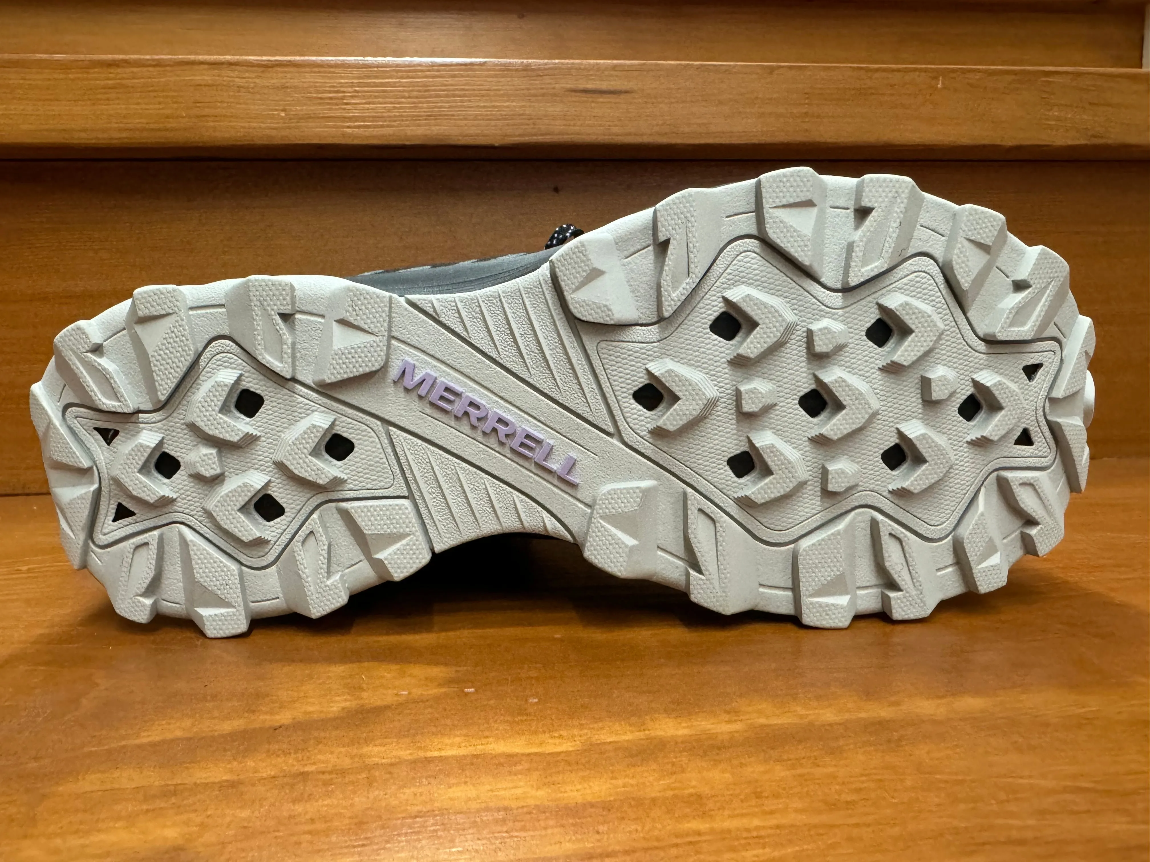 adjustable lacing shoes Merrell Speed Eco Mid WP Charcoal/ Orchid J038166