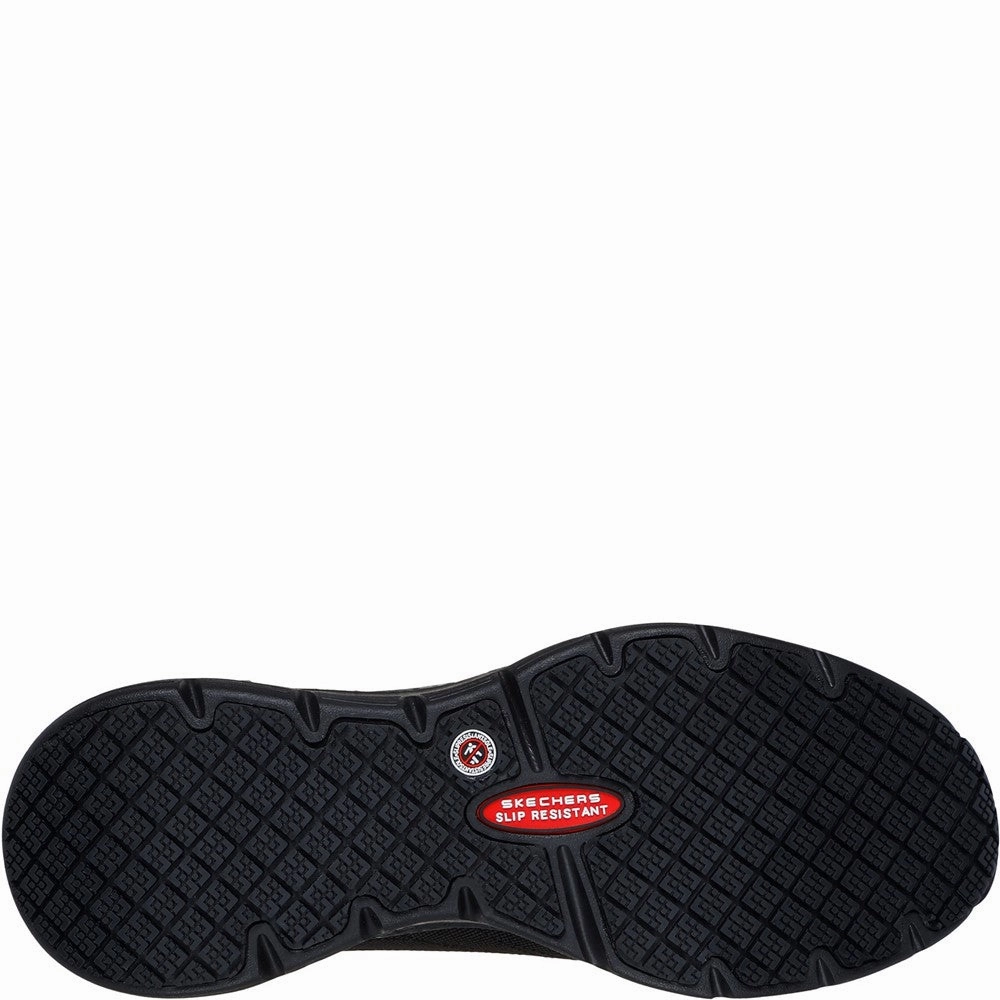 Elastic Material Modern Edge Skechers Workwear Arch Fit SR Ebinal Safety Trainers