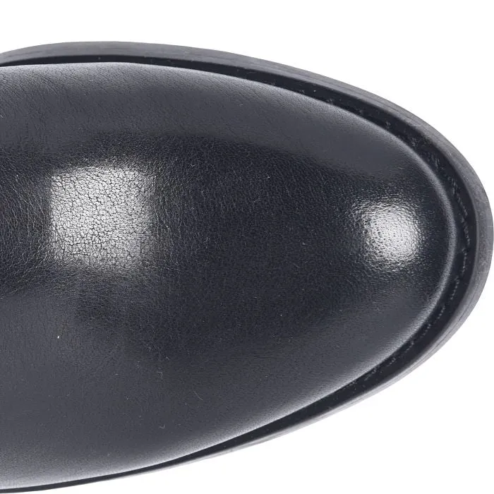 ANGELICA BLACK Waterproof And Steel Toe Work Boots