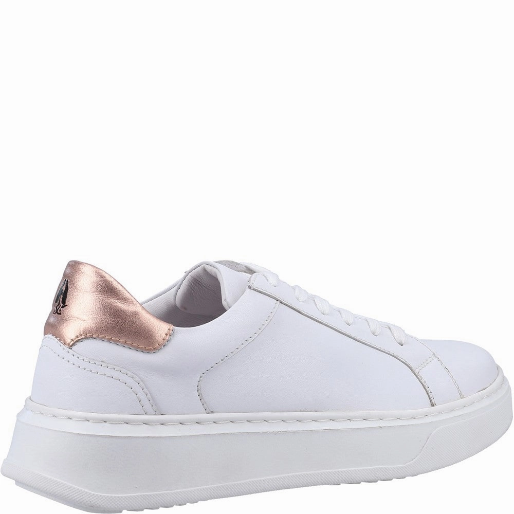 running in clean tracks shoes Breathable Padding Hush Puppies Camille Lace Cupsole