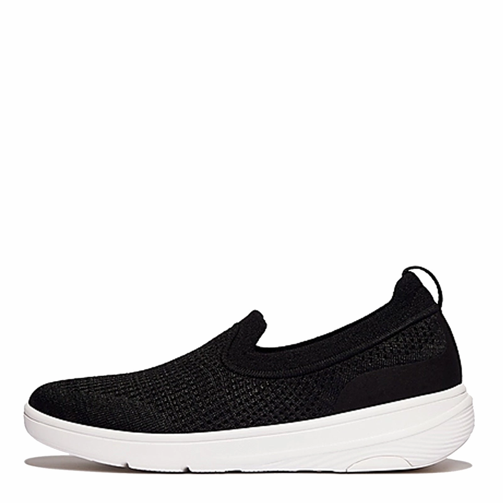 running for team goals Women's FitFlop, SUPER-Q Knit Slip-On Sneaker