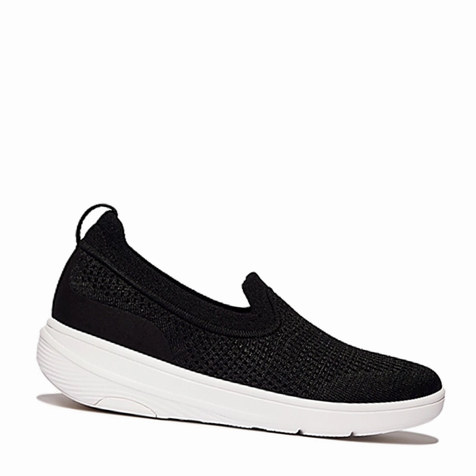 Women's FitFlop, SUPER-Q Knit Slip-On Sneaker adjustable - strap shoes casual running shoes