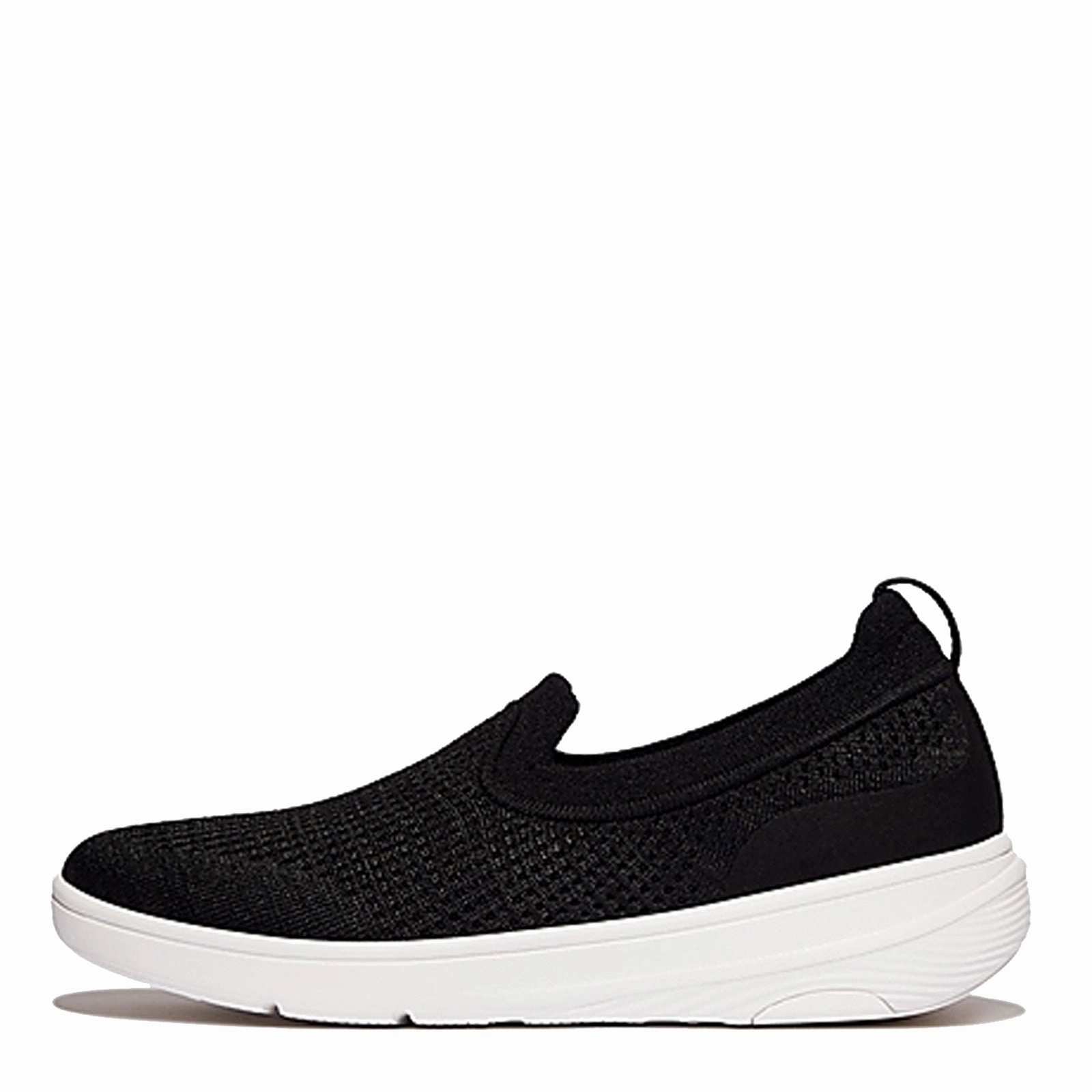 foot - alignment running shoes mountainous Women's FitFlop, SUPER-Q Knit Slip-On Sneaker