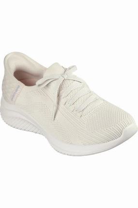 Simple Vibe Light Pace Skechers Ladies 149710  ULTRA FLEX 3.0BRILLIANT PATH in Natural