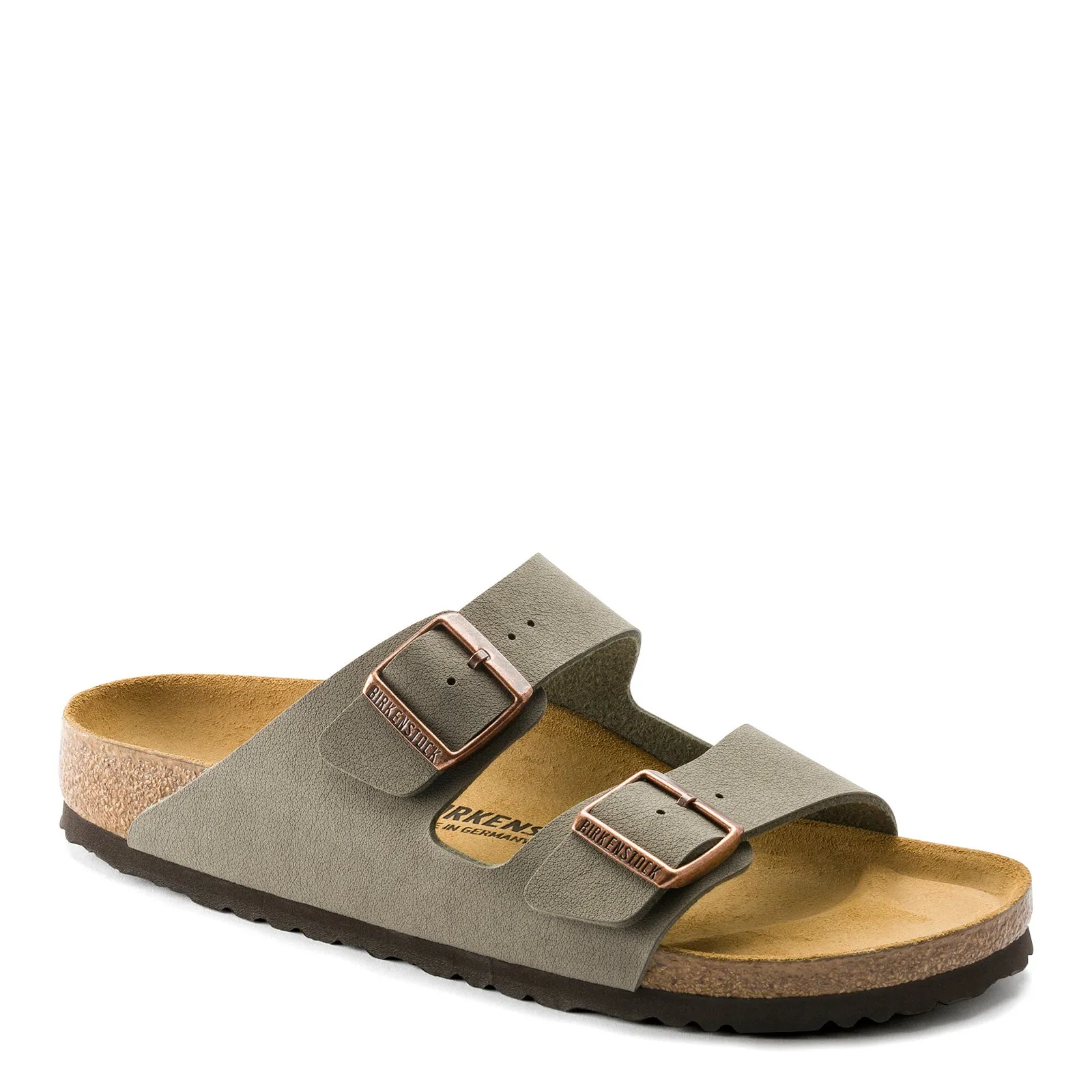 Women's Birkenstock, Arizona Birkibuc Sandals - Narrow Fit EVA sole Pool Day