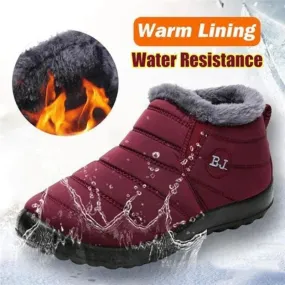 Comfortable Rain Boots For Work Women's Waterproof Orthopedic Warm Boots