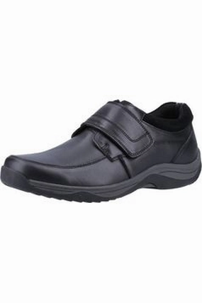 Campus Tour Kids Pick Hush Puppies Douglas strap in Black