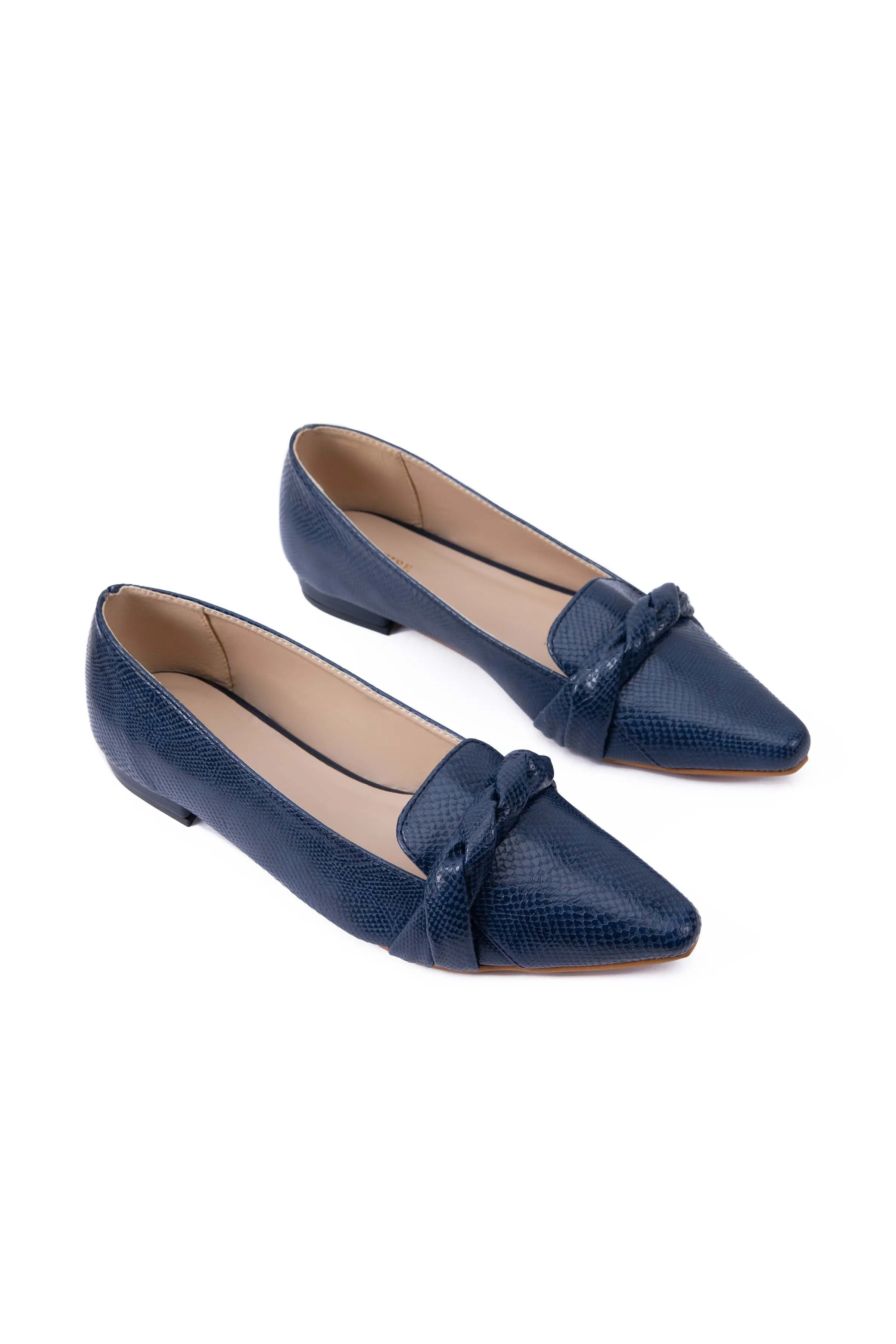 Loafers With Tassels Blue Textured Loafers