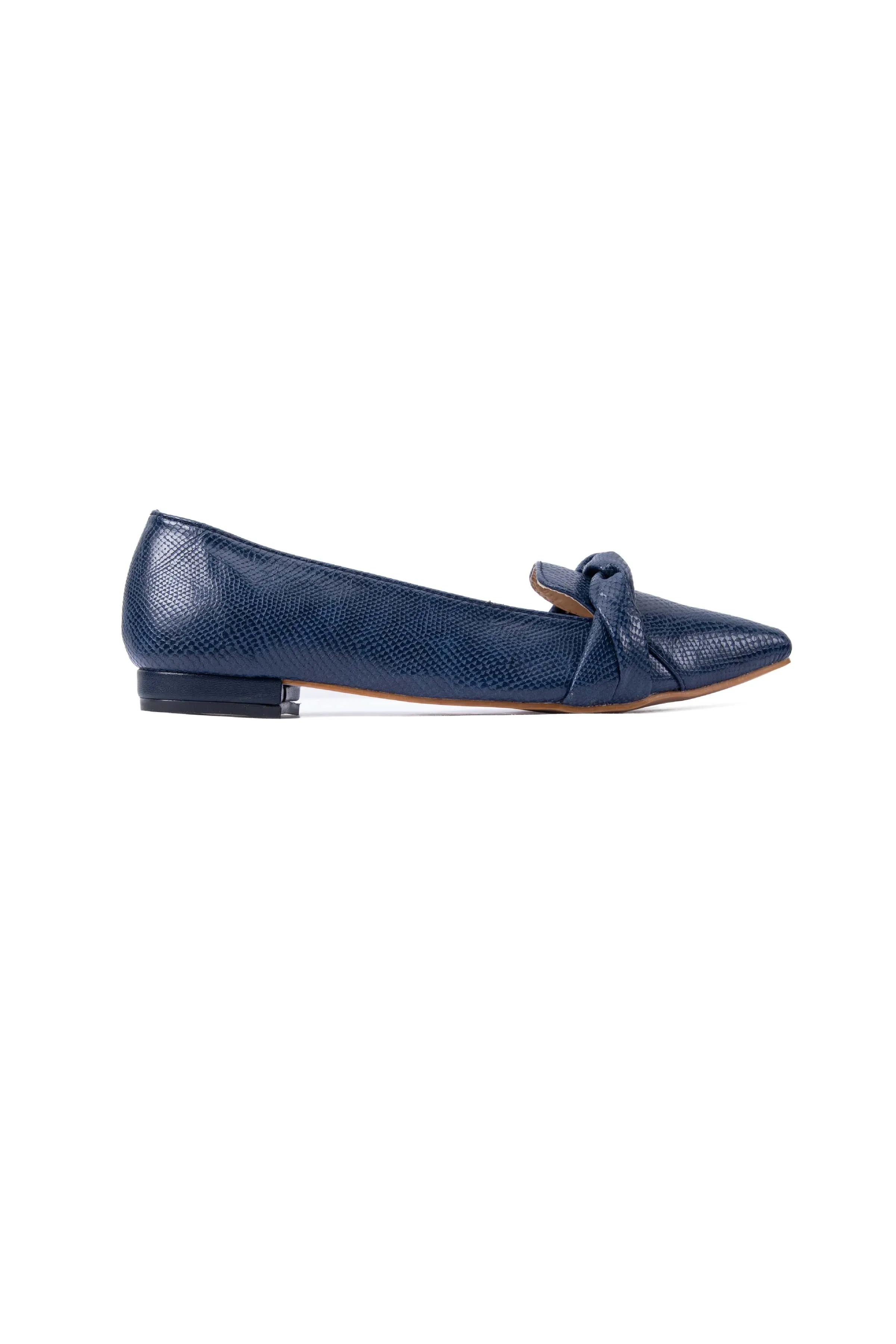 Blue Textured Loafers Car Loafers