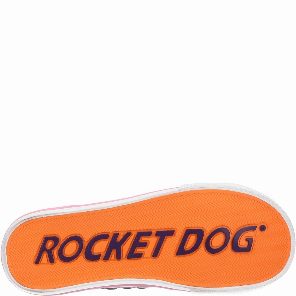 Rocket Dog Jazzin Candy Tie Dye Lace Up Sneaker Comfortable Responsive Midsole hook - and - loop running option