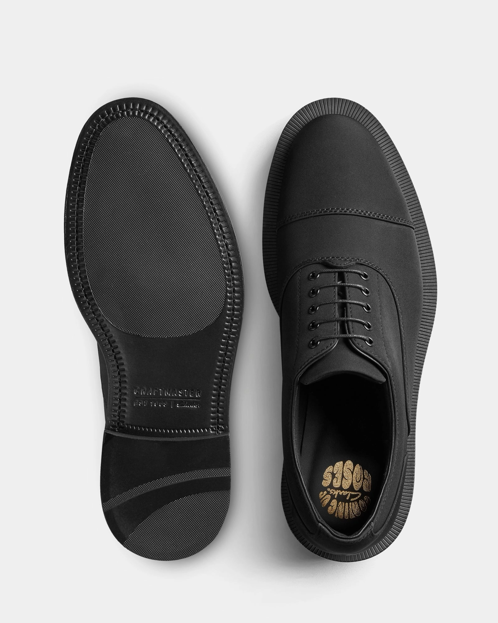 Cur Oxford 2 M Black Textile Stylish Fit Elite Edge