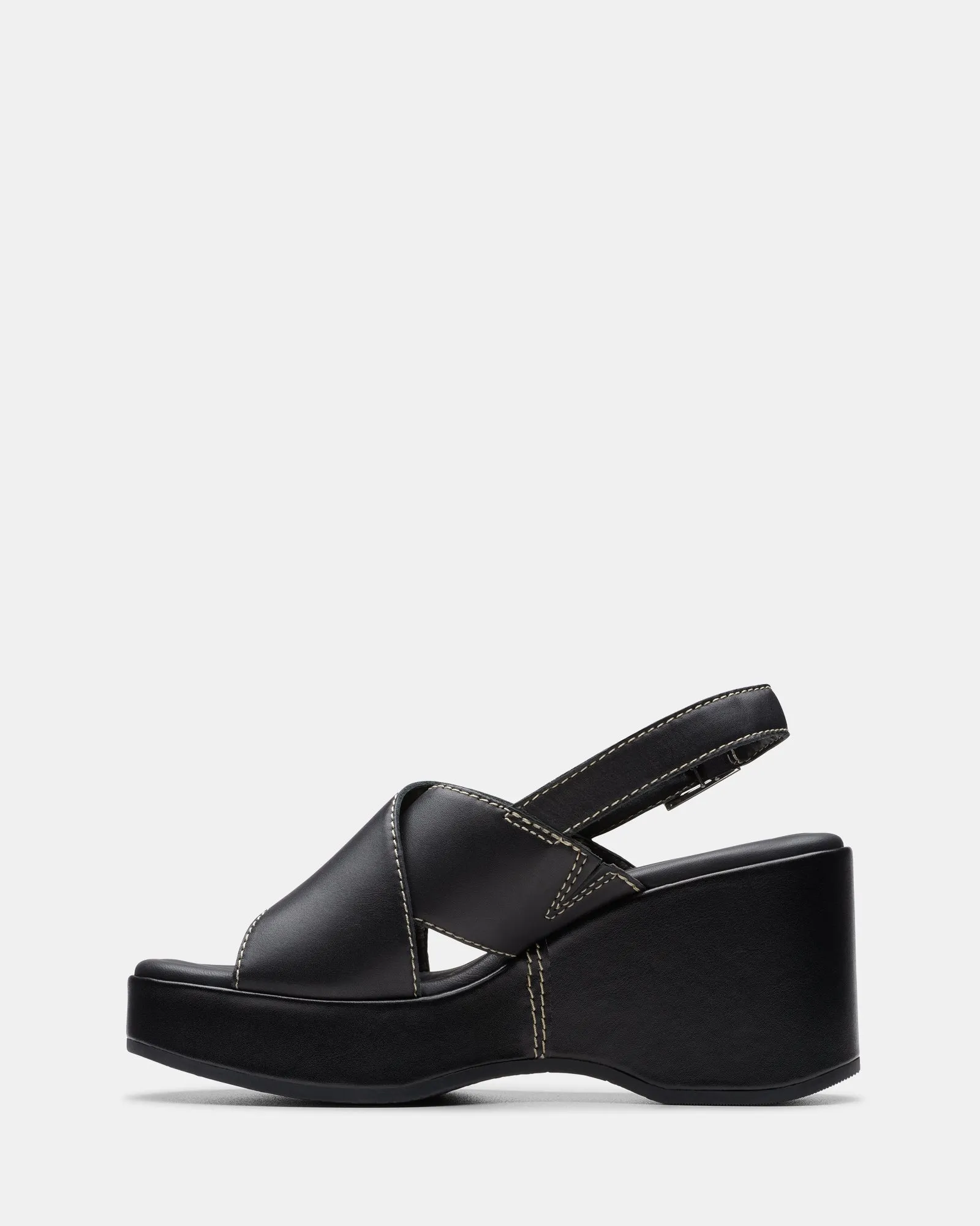 Foot Balance Fashionable Style Manon Wish Black Leather