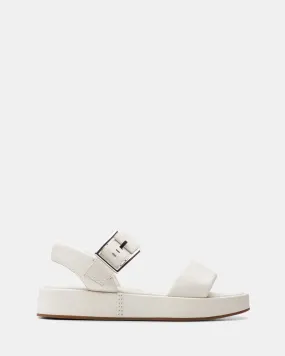 Alda Strap Off White Leather Casual Footwear for Travel