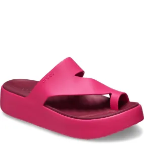 Crocs Getaway Platform Toe Loop Durable Outdoor Shoes