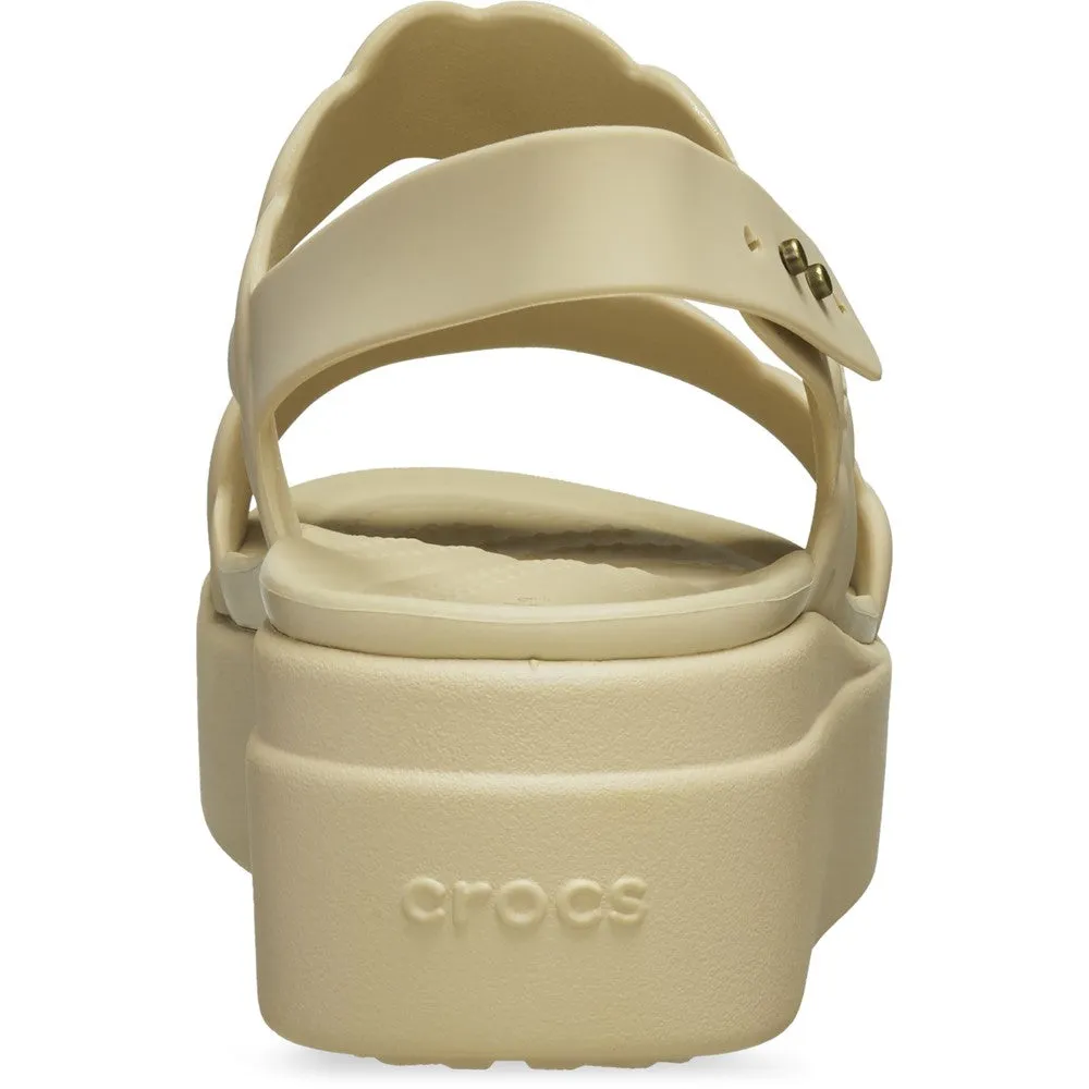 Crocs Brooklyn Woven Low Wedge Comfy Feel