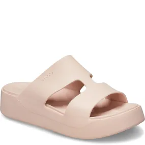 Crocs Getaway Platform H-Strap Mule Easy Clean