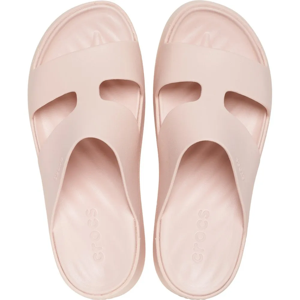 Closed Toe Walking Comfort Crocs Getaway Platform H-Strap Mule