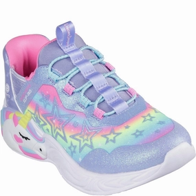 Comfort Fitment Grip Step Skechers Unicorn Dreams Starry Lite Trainer