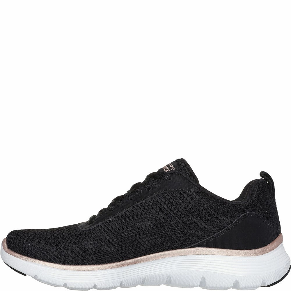 Skechers Flex Appeal 5.0 Uptake Trainers SoftInterior Elastic laces
