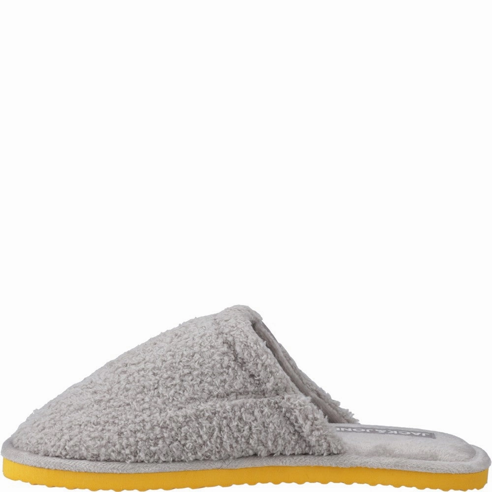 Jack & Jones Harry Fluff Slipper Sand Path Premium Material Footwear