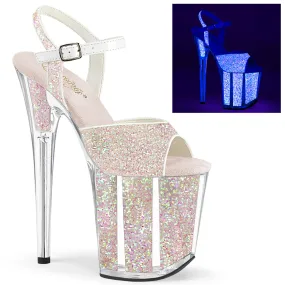 FLAMINGO-810UVG Pleaser Neon Opal Glitter Sexy Platform Shoes (Pole Dancing Heels) Asics Gel Wide Shoes