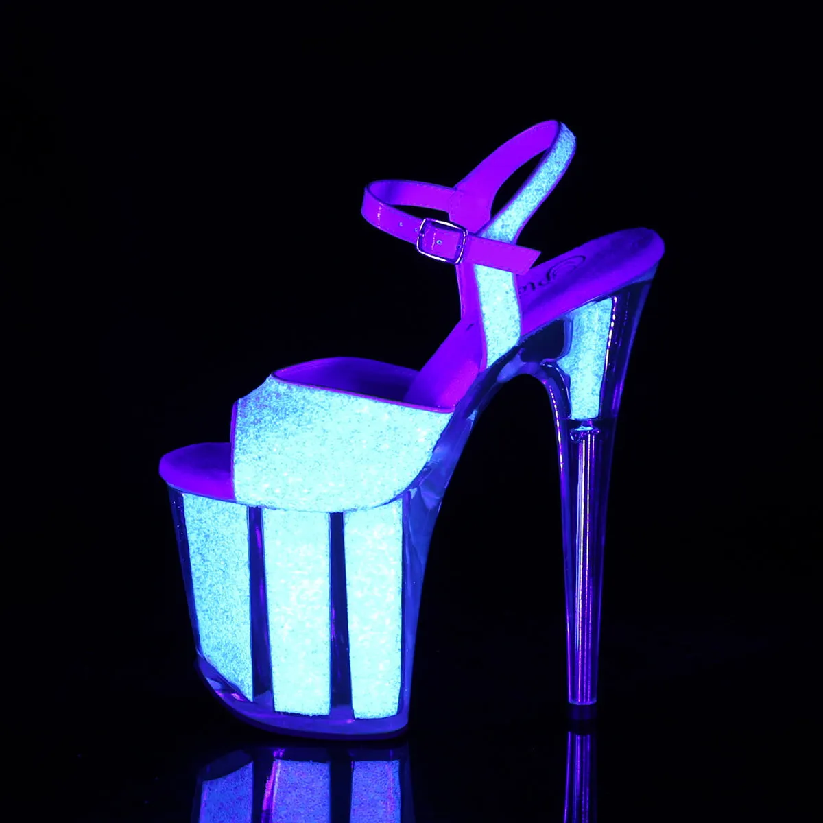 FLAMINGO-810UVG Pleaser Neon Opal Glitter Sexy Platform Shoes (Pole Dancing Heels) Asics Jolt Running Shoes