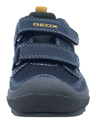 Asics Gore Tex Running Shoes Geox Boy's J Artach Sneaker Shoes, Navy/Yellow