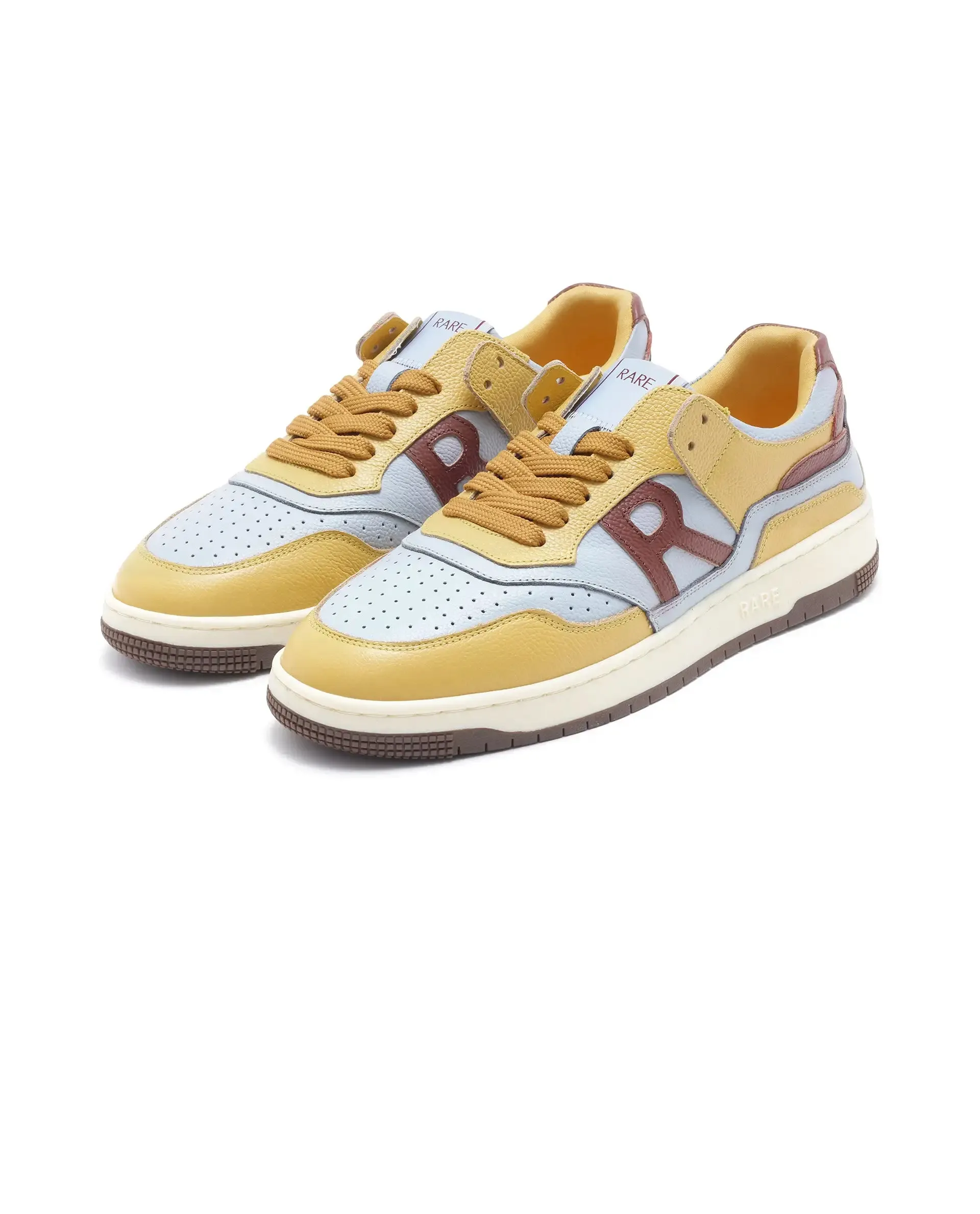 Rare Rabbit Men's Gabbs Blue Plain Shoes Custom Made Asics Shoes