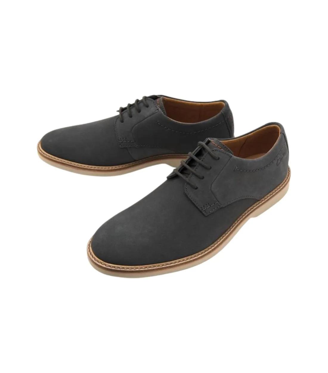 Clarks Heren Grijs Leren Oxford Lace Ups Asics Shoe Store Locations