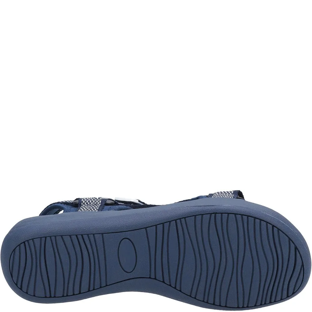 Hush Puppies Sara Quarter Strap Sandal Minimal Feel Slip-On Comfort