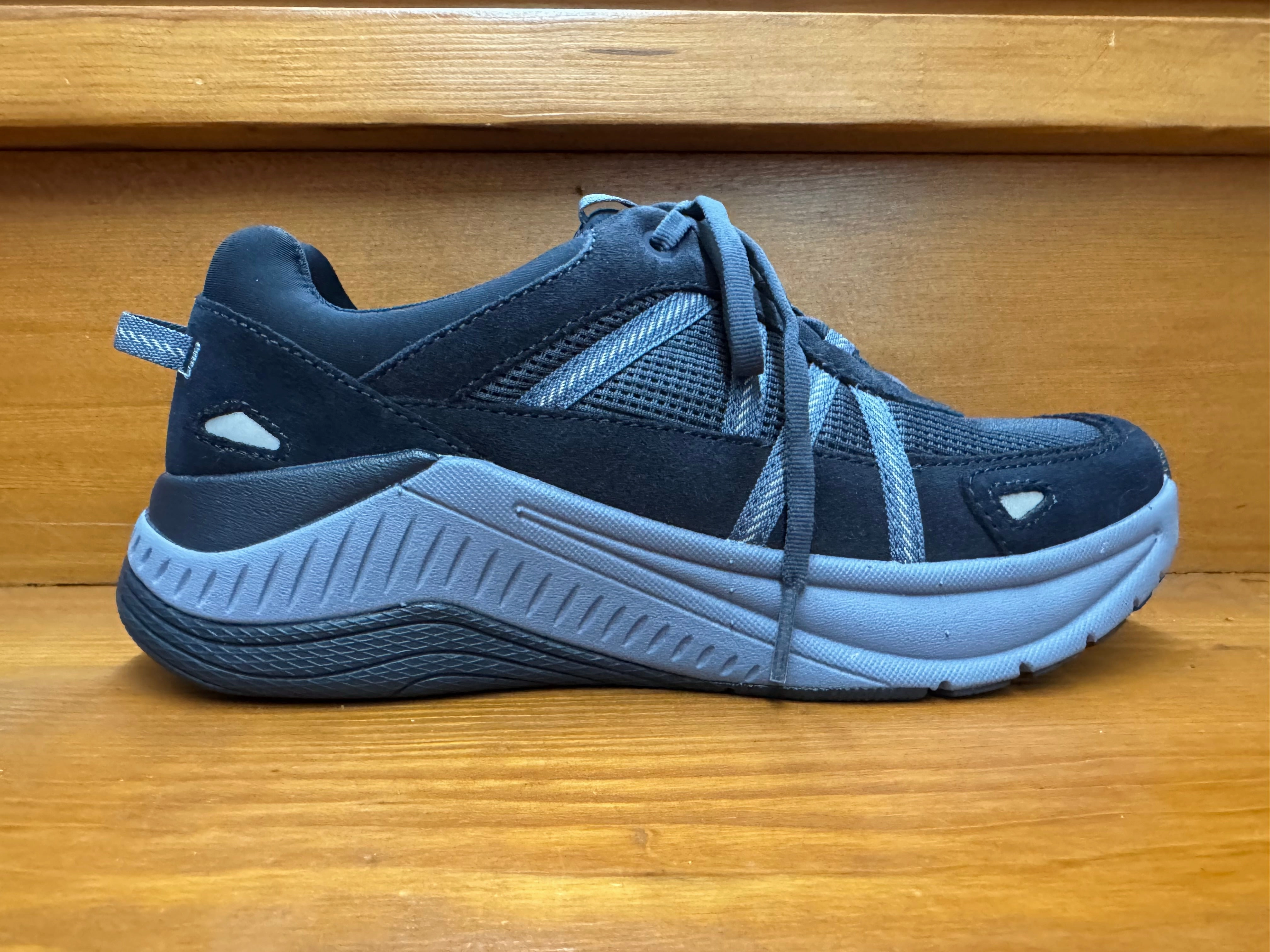 Dansko Poppy Navy Suede trail - suitable stress - relief running shoe motivation