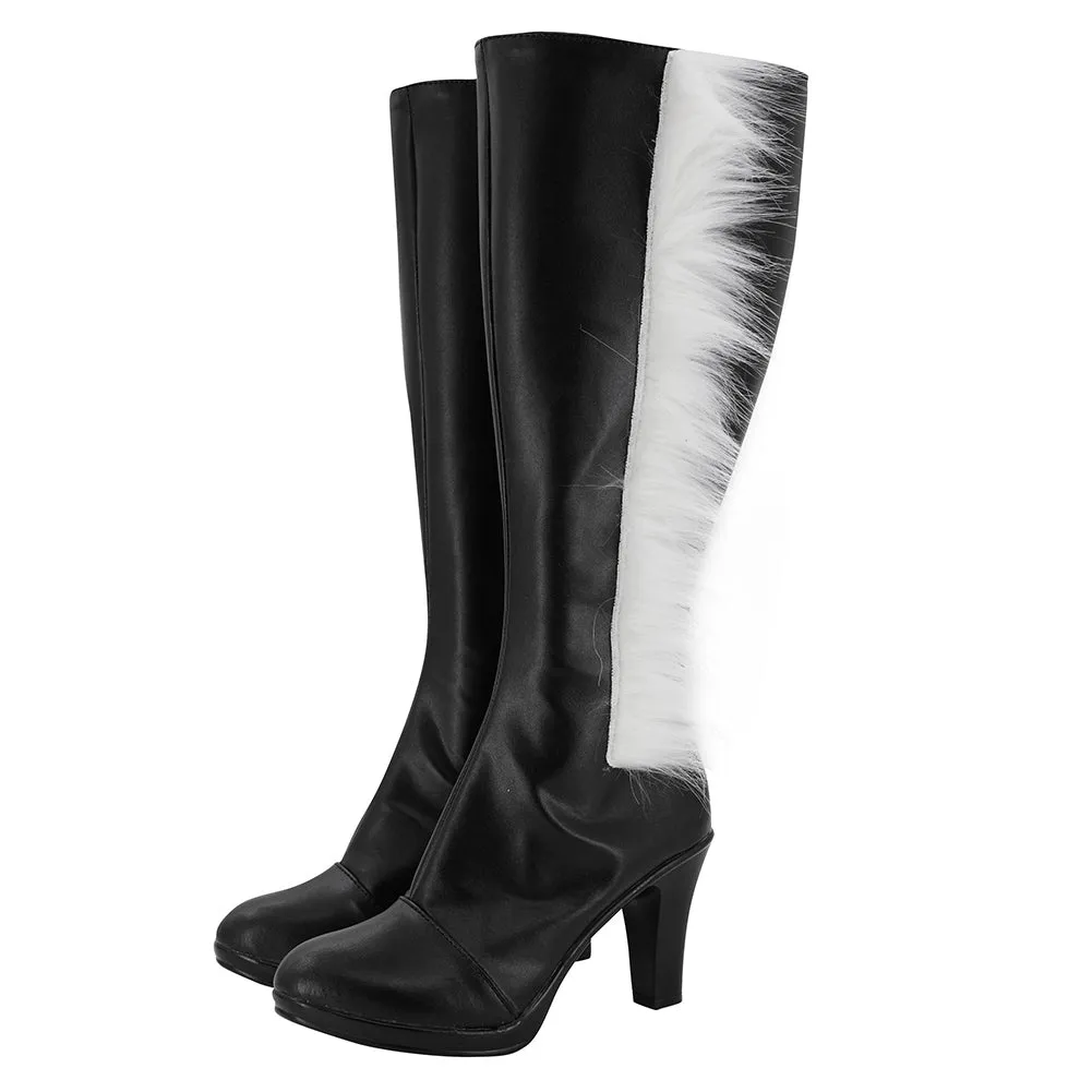 Catwoman Cosplay Shoes Boots Halloween Costumes Accessory Custom Made Adidas Ultraboost 1.0 Running Shoe