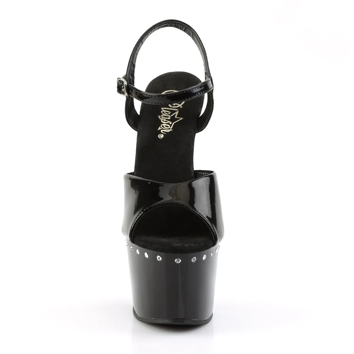 ADORE-709LS Pleaser Black Sexy Platform Shoes (Pole Dancing Heels) Asics Cheer Shoes Asics Gel Ultralyte