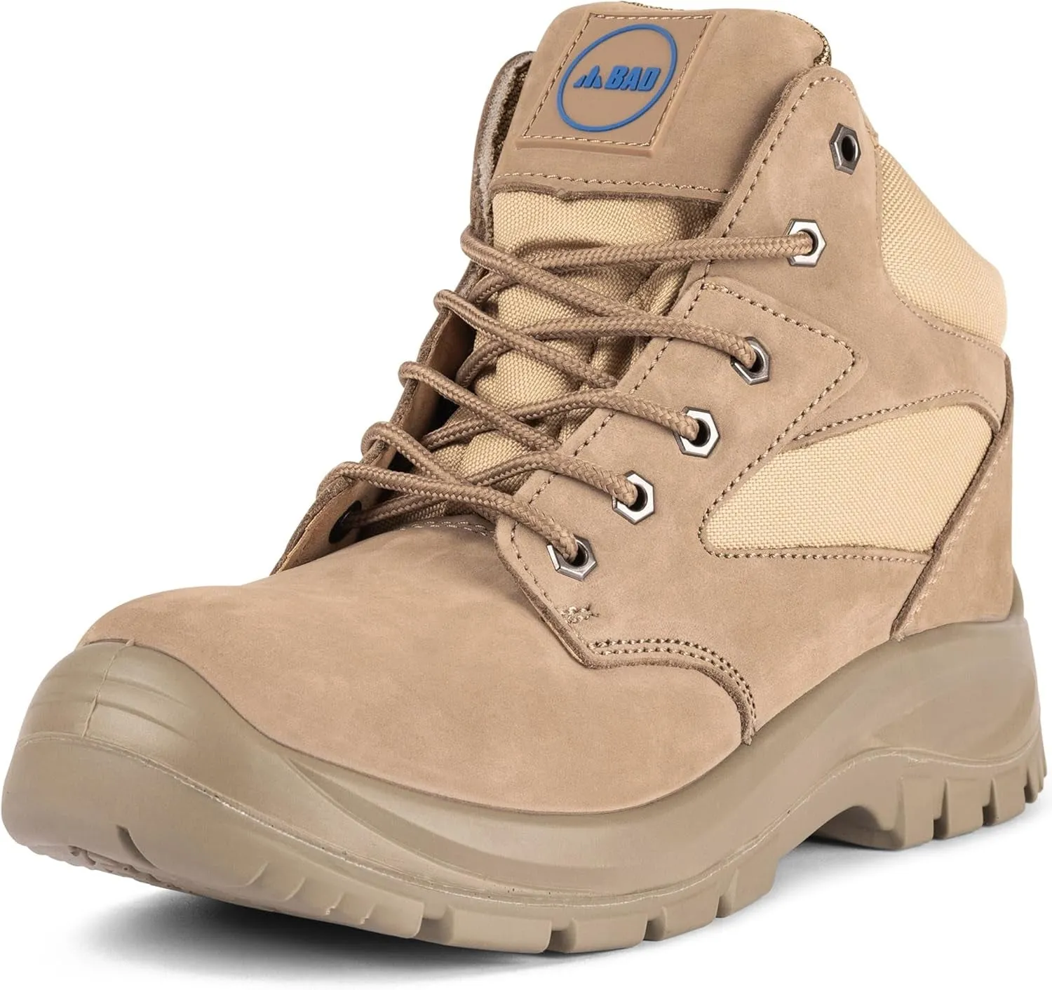 BAD Workwear Unisex Cyclone Side ZIP Tasmanian Leather Work Boots Rock Em Boots