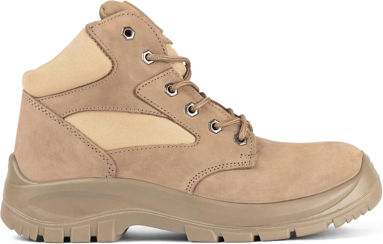 BAD Workwear Unisex Cyclone Side ZIP Tasmanian Leather Work Boots Elephant Western Boots