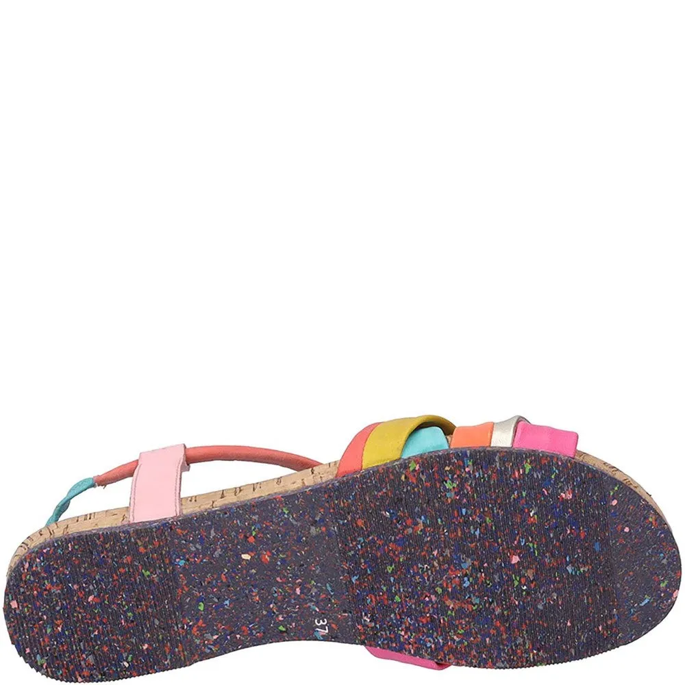 Josef Seibel Henriette leather sandal Flower Pop Vegan Material