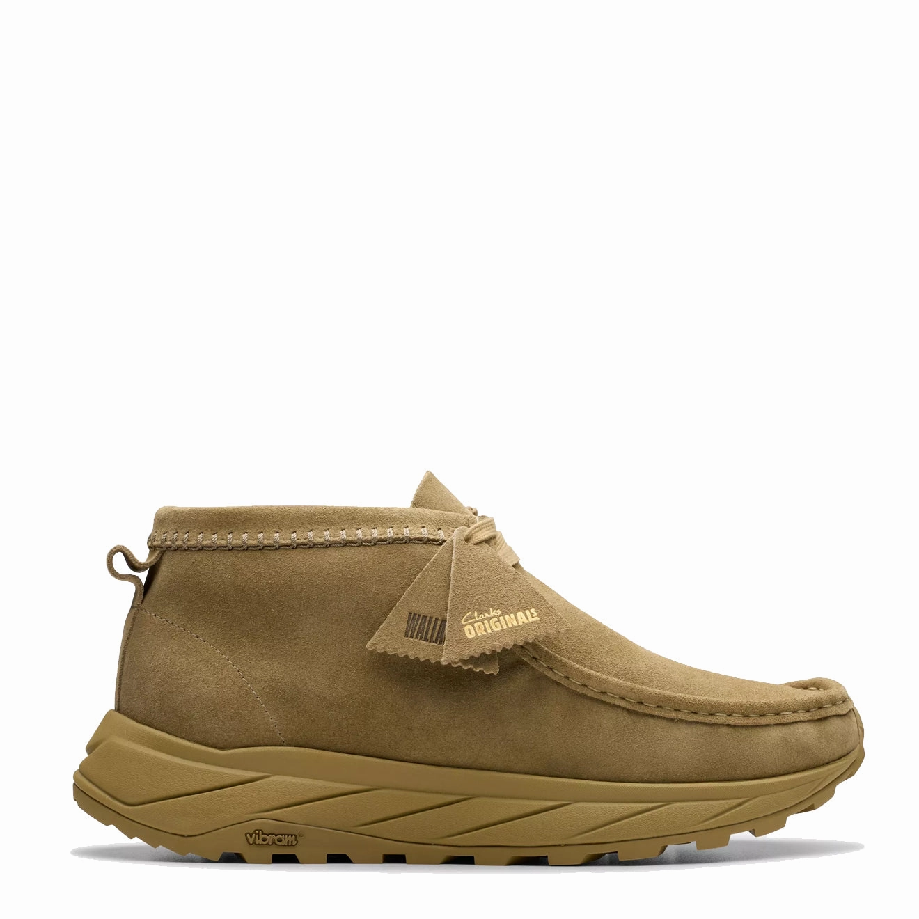 Clarks Originals Wallabee Eden Dark Sand Suede Snow protection