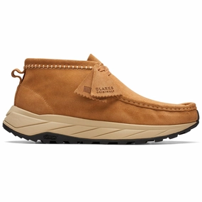 Clarks Originals Wallabee Eden - Dark Sand Suede Secure And Comfortable