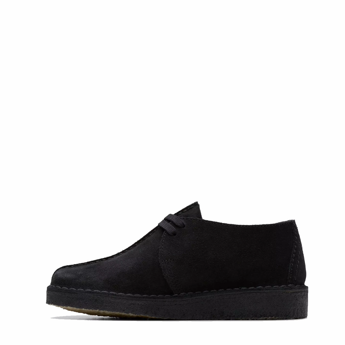 Adjustable Straps Support Walk Clarks Originals Womens Desert Trek Black Suede