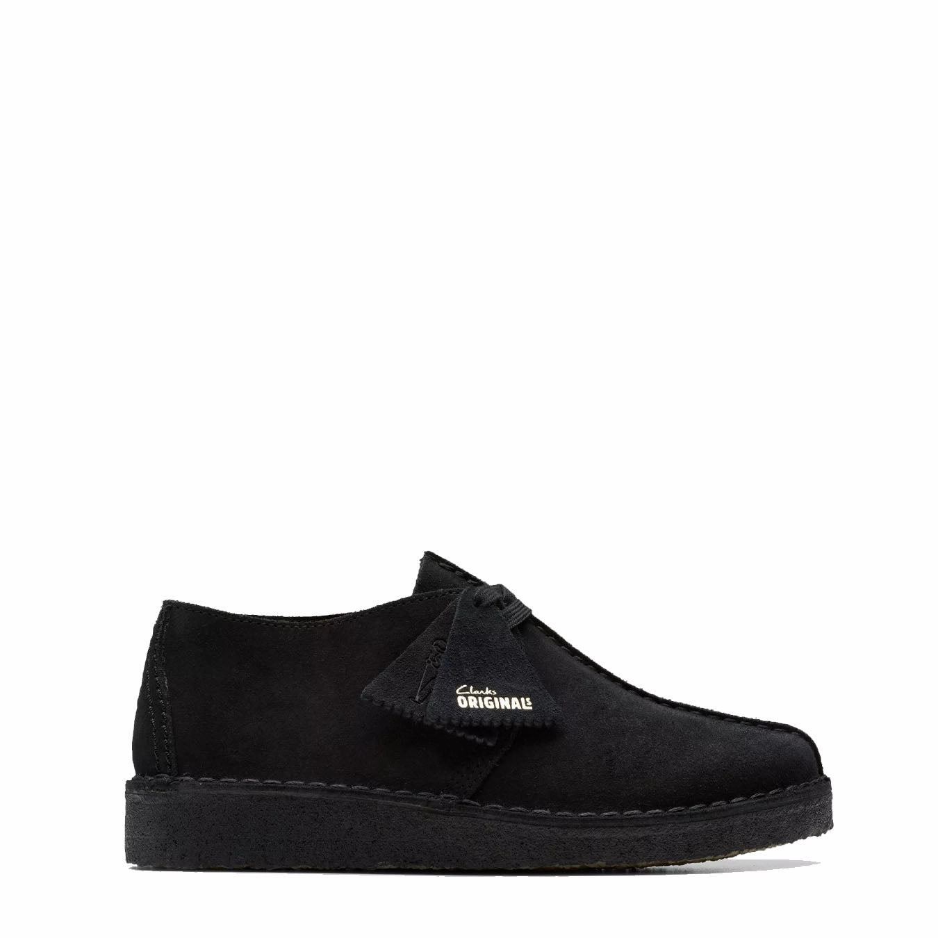 Trendy Loafers Clarks Originals Womens Desert Trek Black Suede