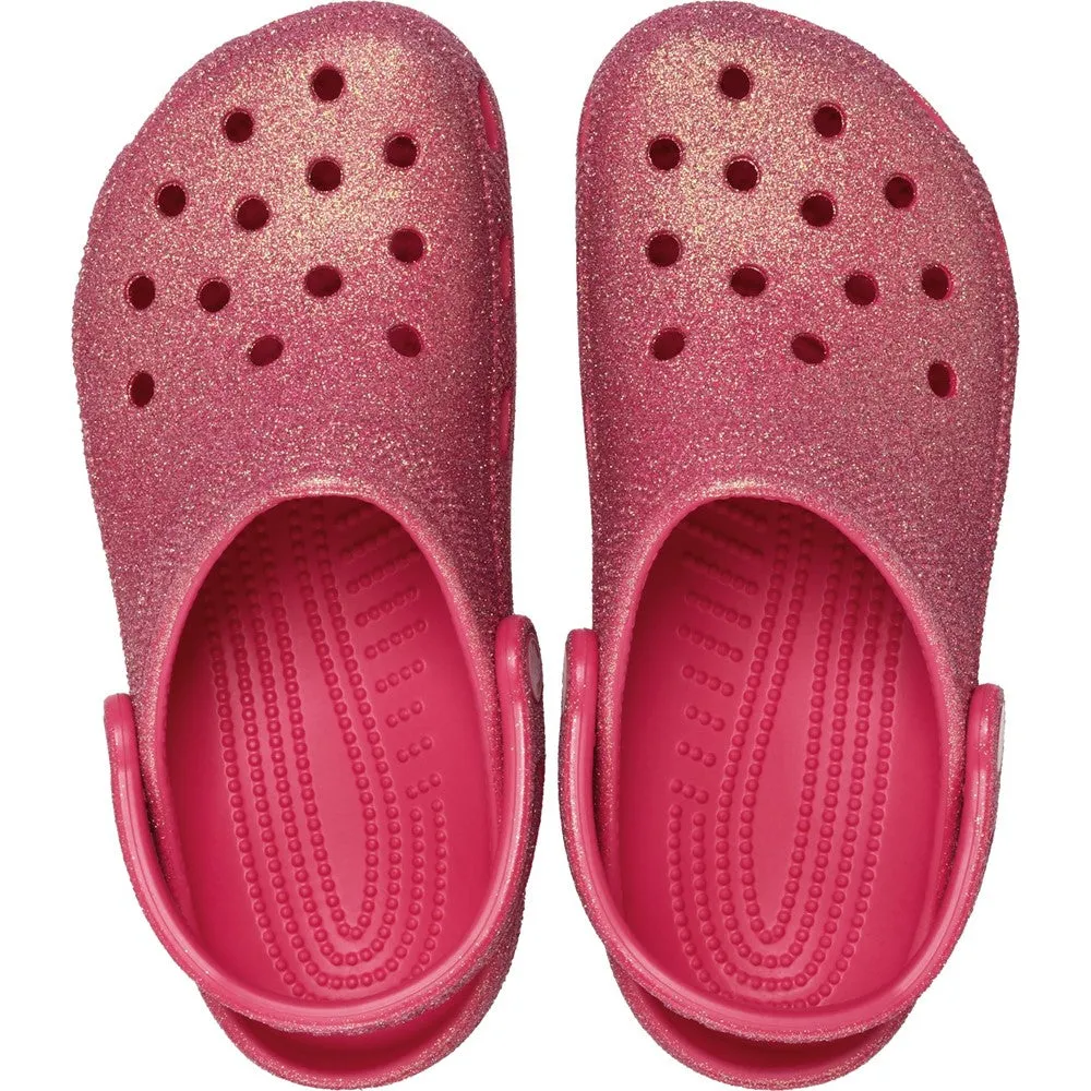 Chic Travel Flats quick dry Crocs Unisex Classic Glitter Clog