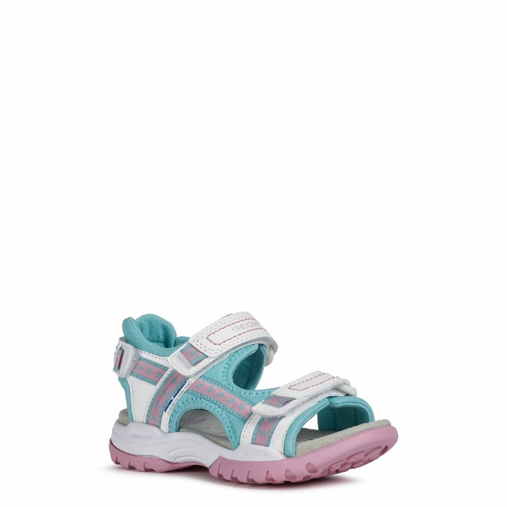 Geox J Borealis Girl A Touch Fastening Sandal Link Walk Light Hike
