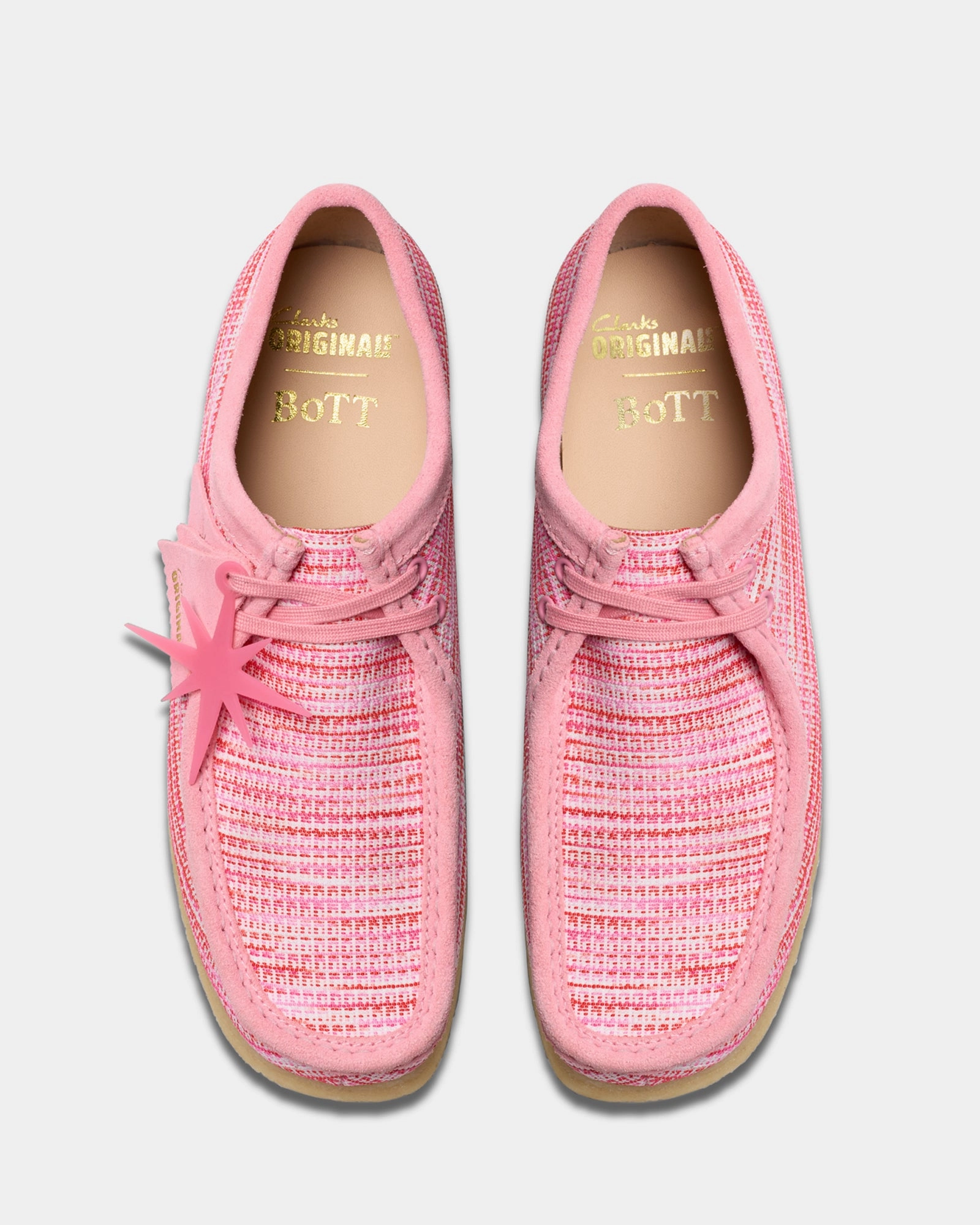 Wallabee X Bott Pink Interest Open Mesh