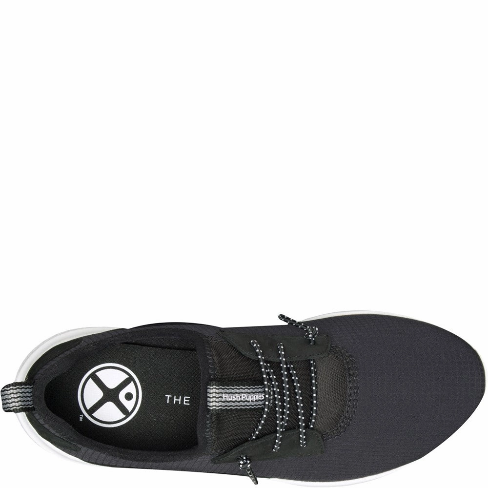 traction - enhanced shoe features stretchy - material - flexibility shoes Hush Puppies Elevate Bungee